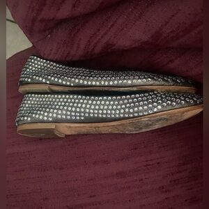 Giuseppe Zanotti ballet flat sparkly shoes